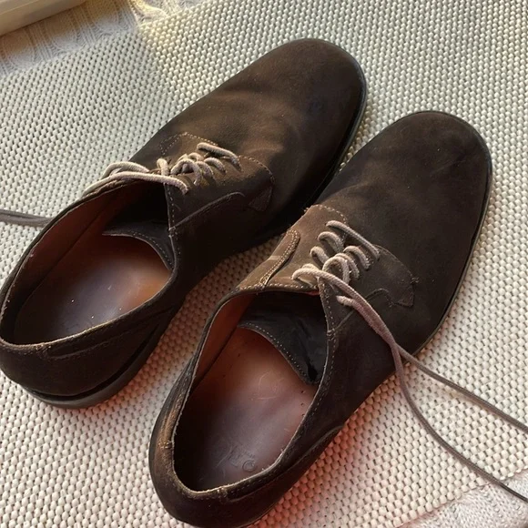 Orvis suede oxfords. Sz 11 men’s. Chocolate brown. Leather upper - Picture 5 of 8